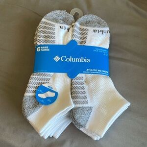 COLUMBIA Men’s Athletic No-Show Socks Sz 6-12 NEW!